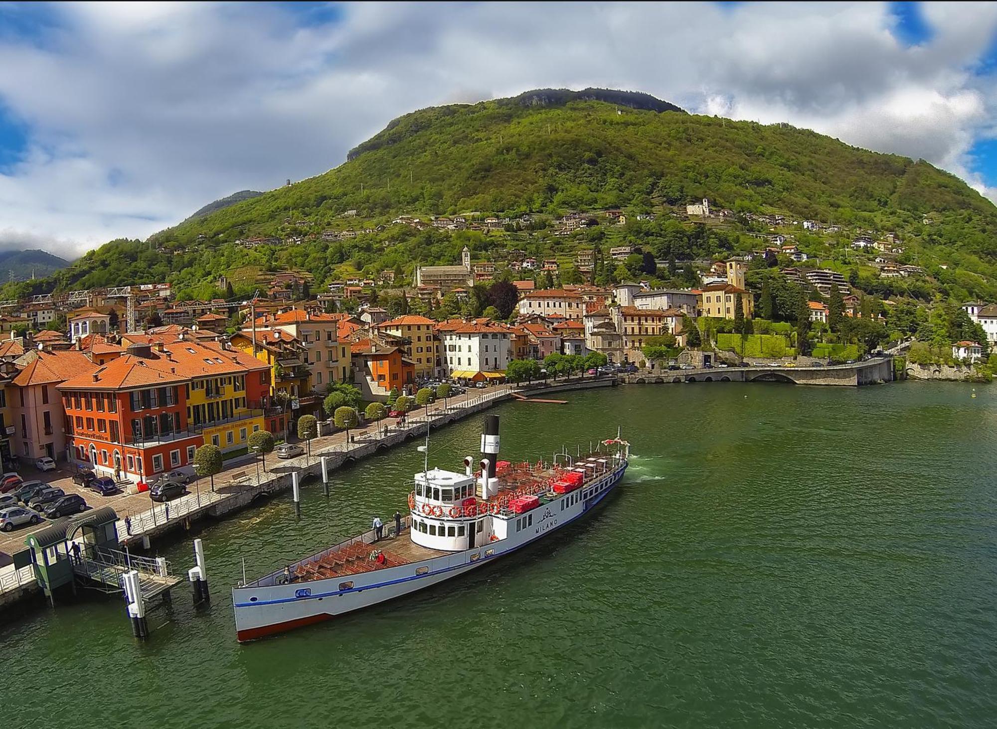 Elegant Historic Large House On Lake Como Appartement Gravedona Buitenkant foto